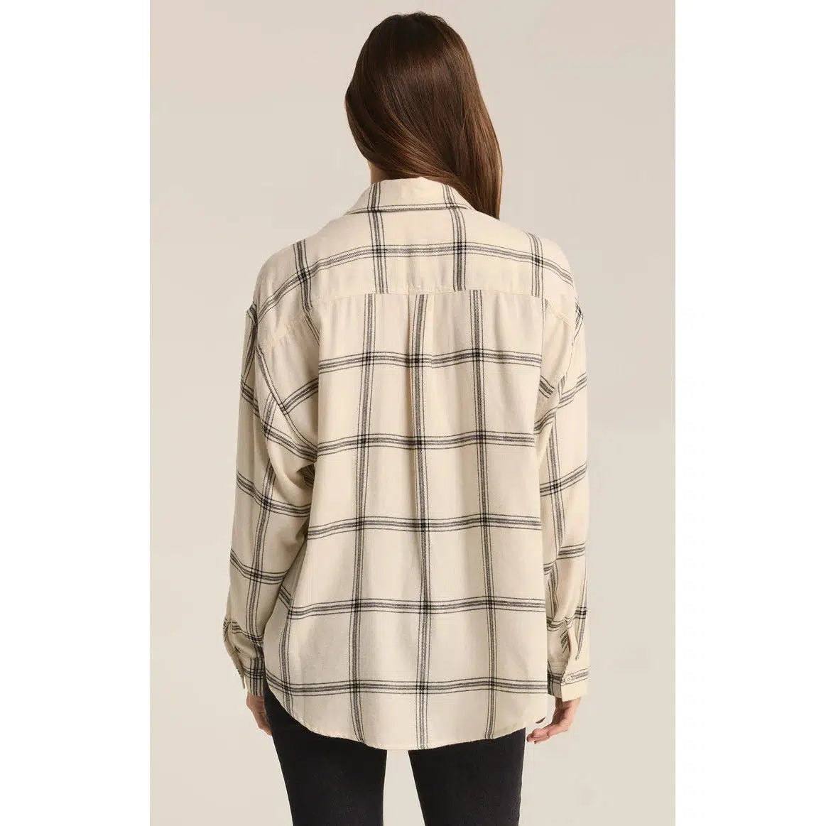 RIVER PLAID BUTTON UP-LADIES TOPS-Z SUPPLY-JB Evans Fashions & Footwear