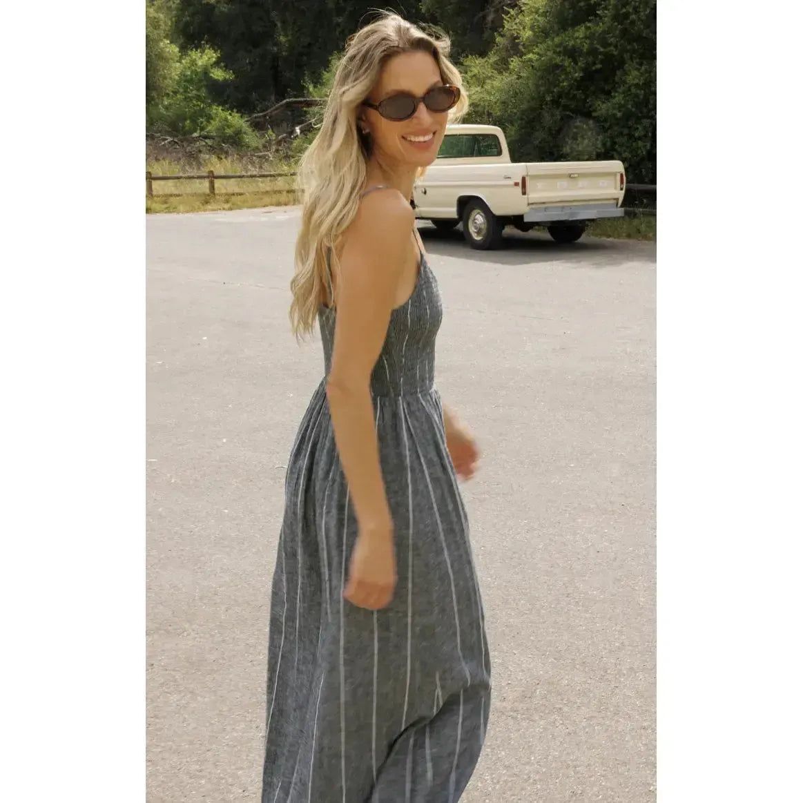 ROMY STRIPED MAXI DRESS-LADIES DRESSES & JUMPERS-Z SUPPLY-JB Evans Fashions & Footwear