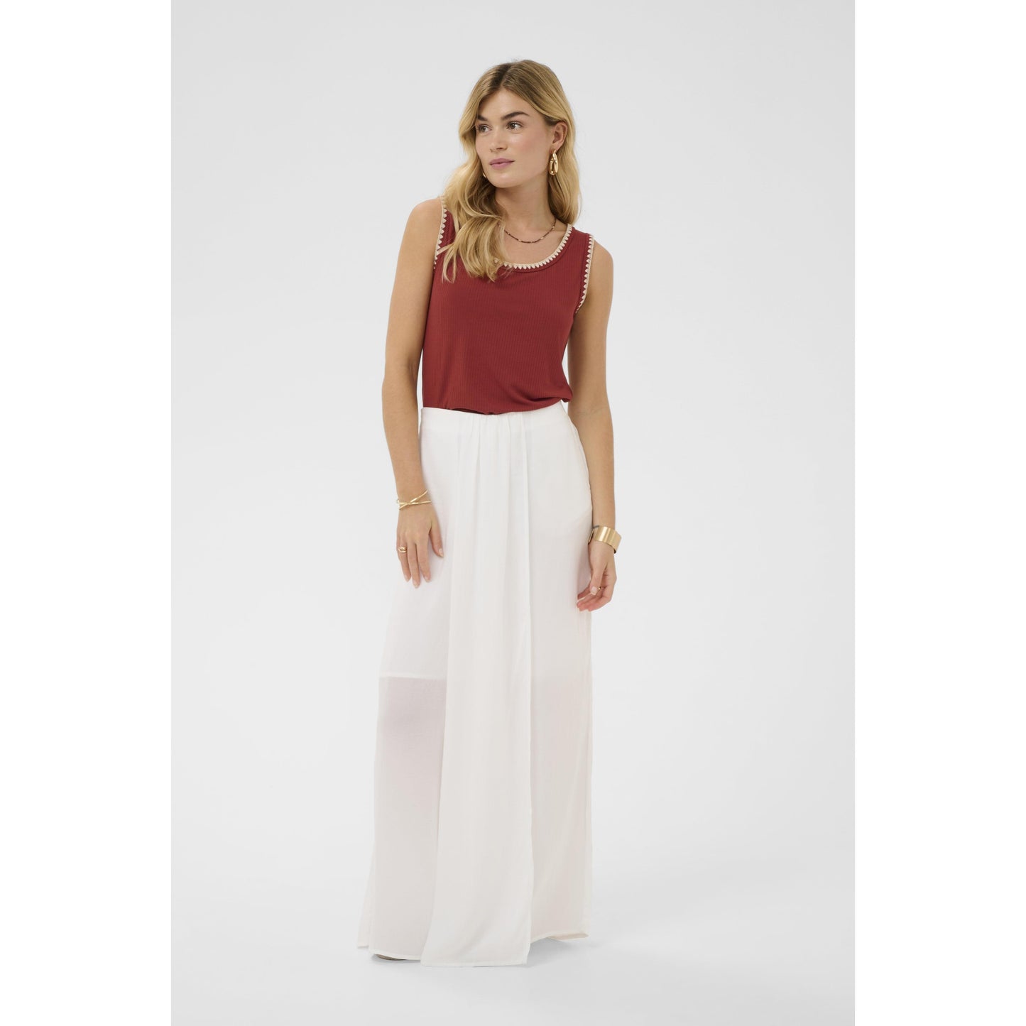 RONJA PANT-LADIES PANTS-CREAM-JB Evans Fashions & Footwear