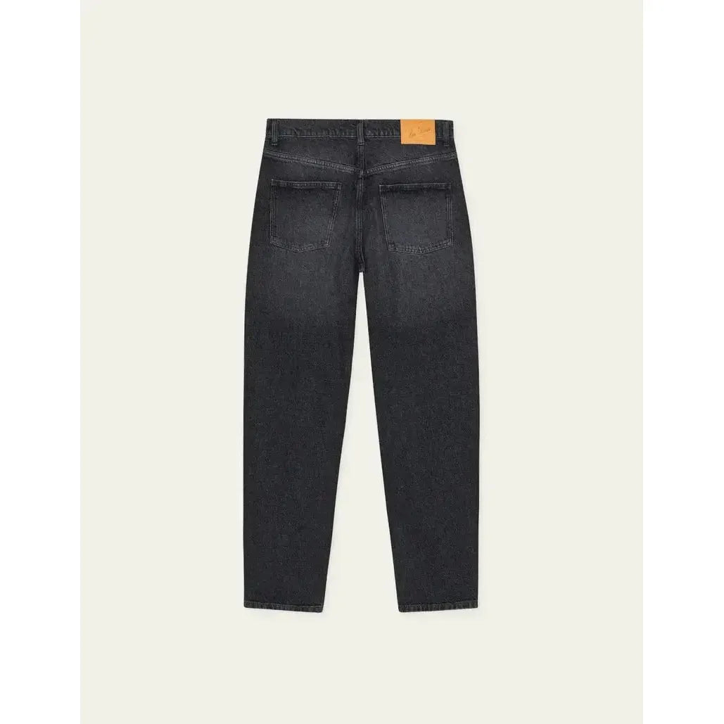 RYDER BLACK WASHED DENIM JEANS-MENS DENIM-LES DEUX-JB Evans Fashions & Footwear