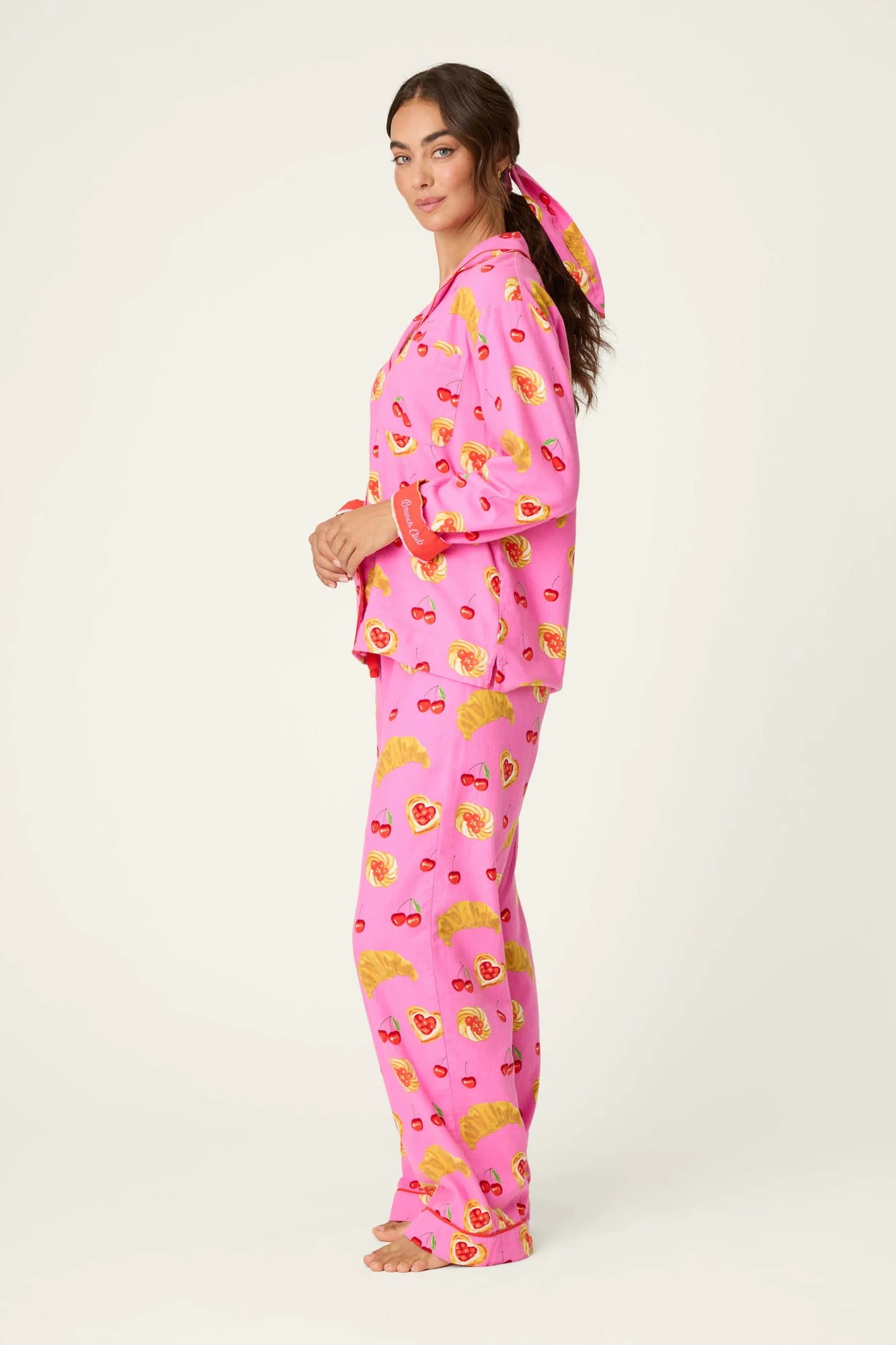 BRUNCH CLUB HERITAGE FLANNEL PJ SET