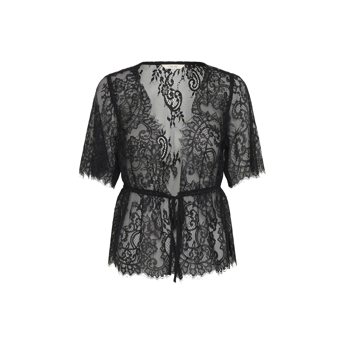 SAFFRON LACE BLOUSE-LADIES TOPS-CREAM-JB Evans Fashions & Footwear
