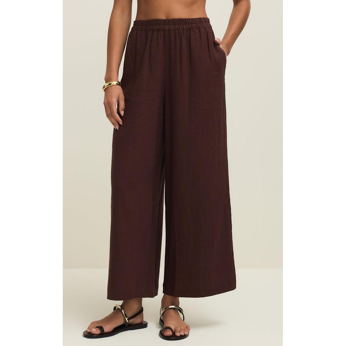 SCOUT LINEN PANT-LADIES PANTS-Z SUPPLY-JB Evans Fashions & Footwear