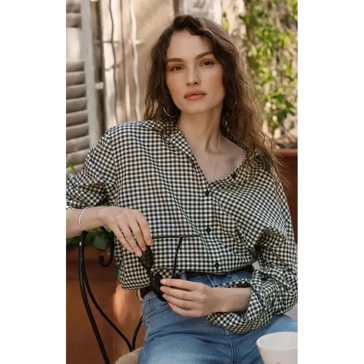 SEAPORT BUTTON UP TOP-LADIES TOPS-Z SUPPLY-JB Evans Fashions & Footwear