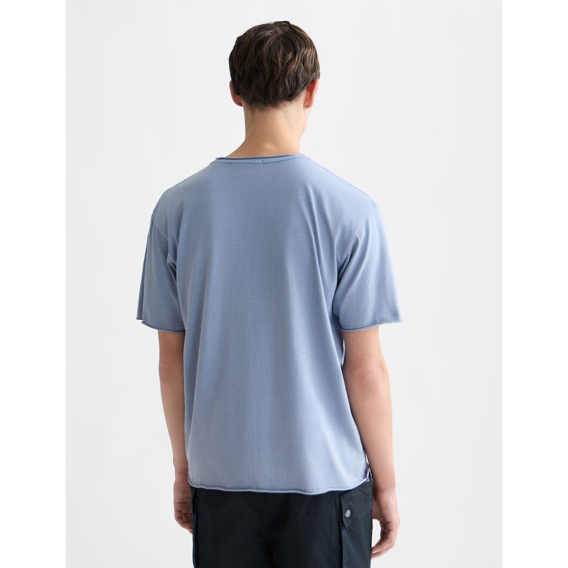 SEASONAL CORE RAW EDGE RELAXED FIT-MENS T-SHIRTS & POLO'S-SCOTCH & SODA-JB Evans Fashions & Footwear