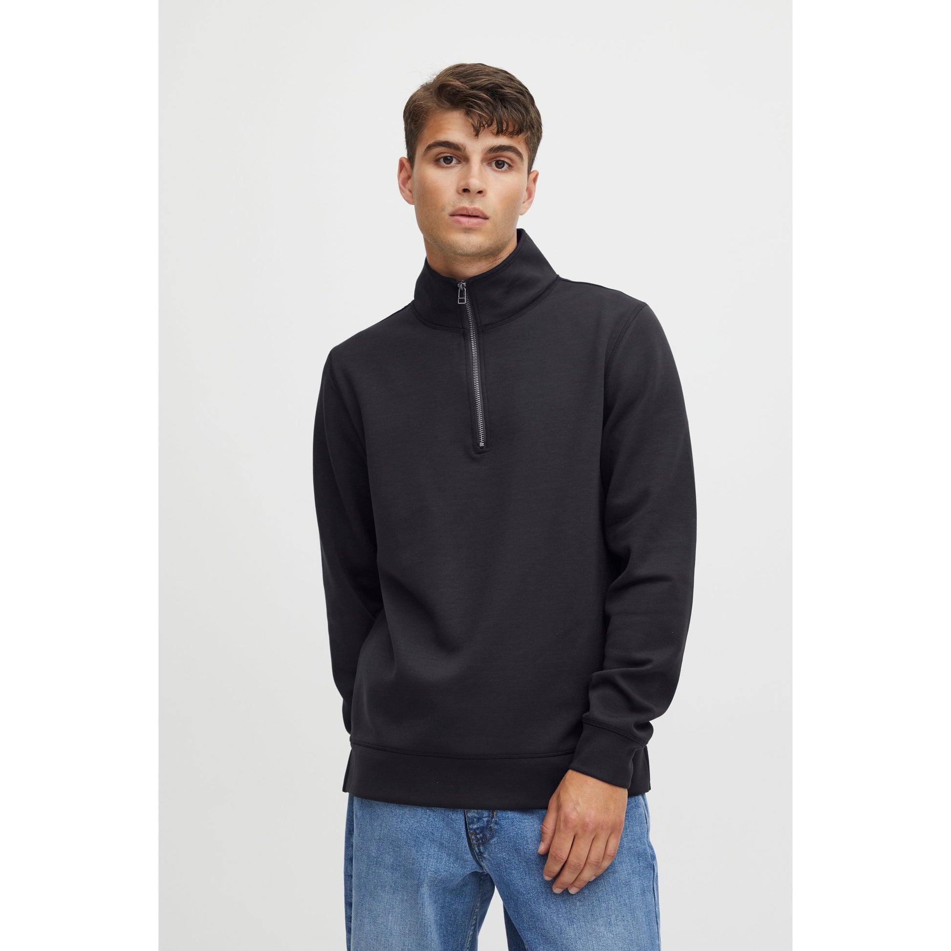 SEBASTIAN HALF ZIP-MENS SWEATERS & KNITS-CASUAL FRIDAY-JB Evans Fashions & Footwear