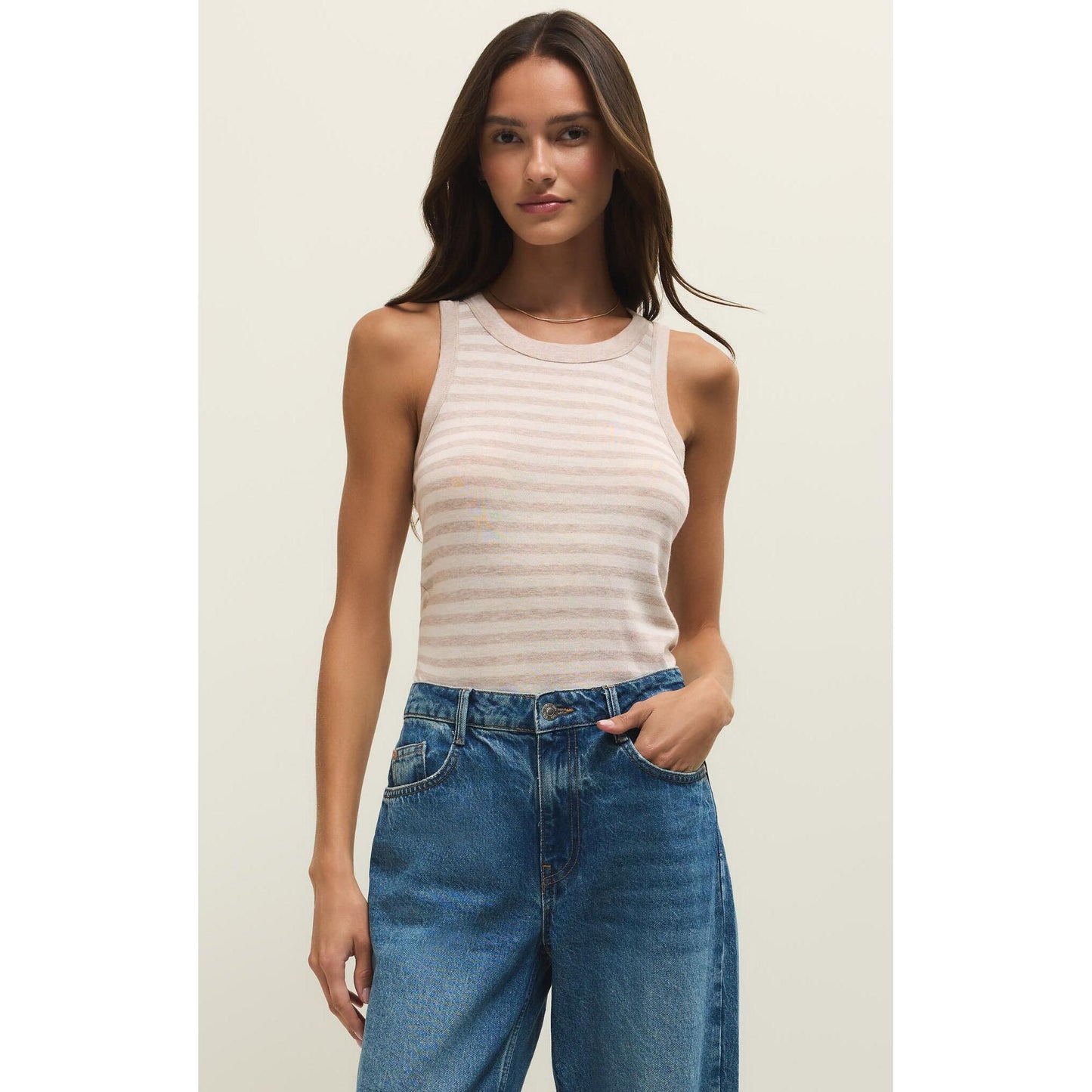 SELECT STRIPED TANK-LADIES T-SHIRTS & TANKS-Z SUPPLY-JB Evans Fashions & Footwear