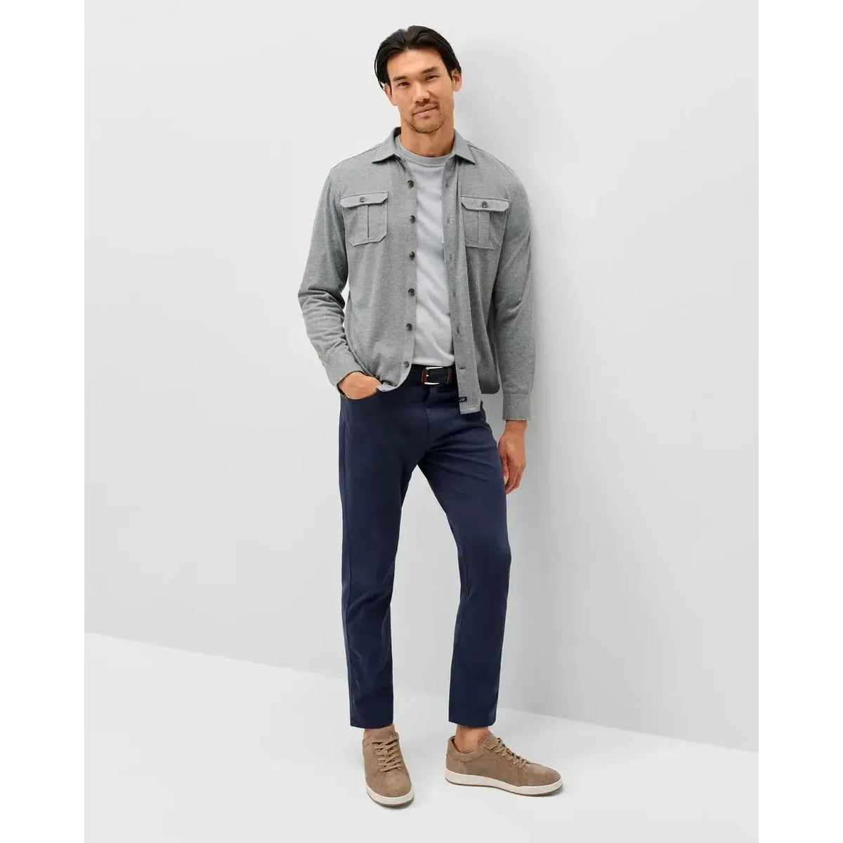 SEQUOIA TWILL SOLID-MENS SHIRTS-JOHNNIE-O-JB Evans Fashions & Footwear