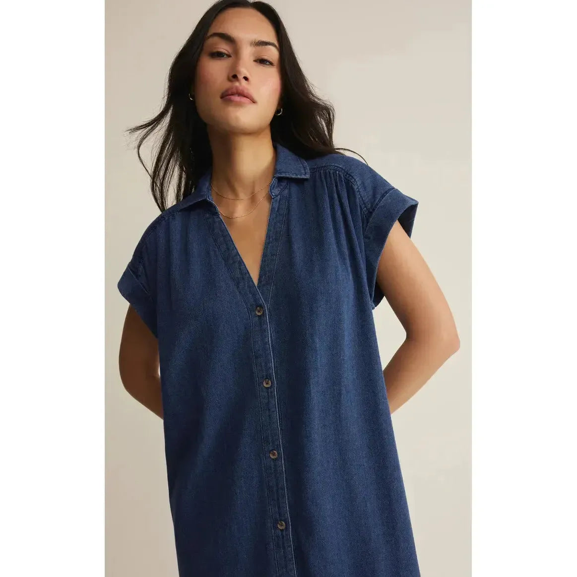 SHELLBOUND TWILL DRESS-LADIES DRESSES & JUMPERS-Z SUPPLY-JB Evans Fashions & Footwear