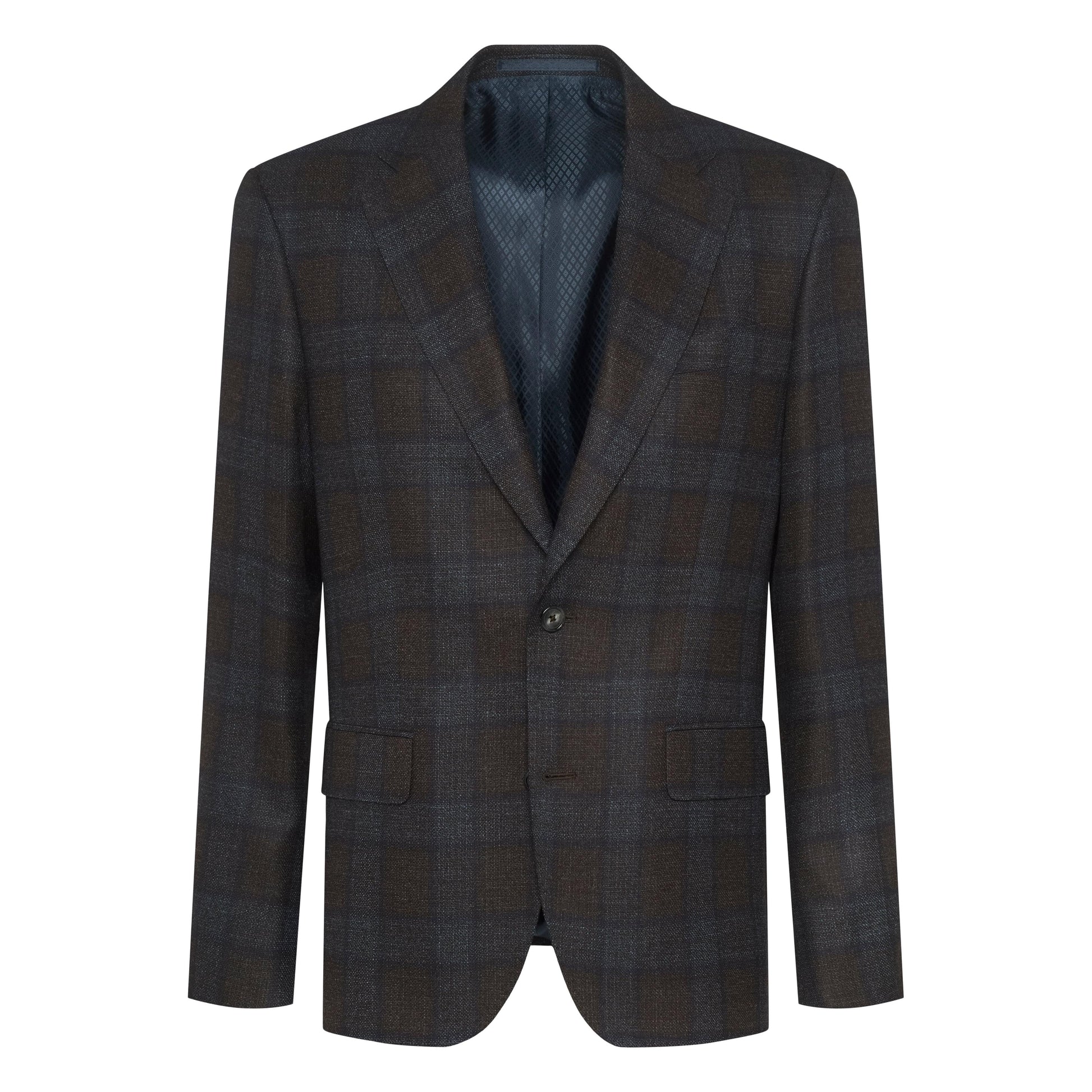 SHERMAN LARGE CHECK-MENS SPORT JACKETS-SAND-JB Evans Fashions & Footwear