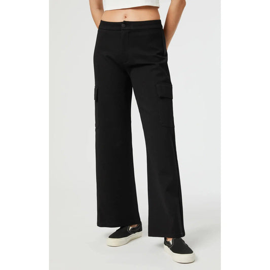 SHIRA BLACK MOVE STRAIGHT-LADIES PANTS-MAVI-JB Evans Fashions & Footwear