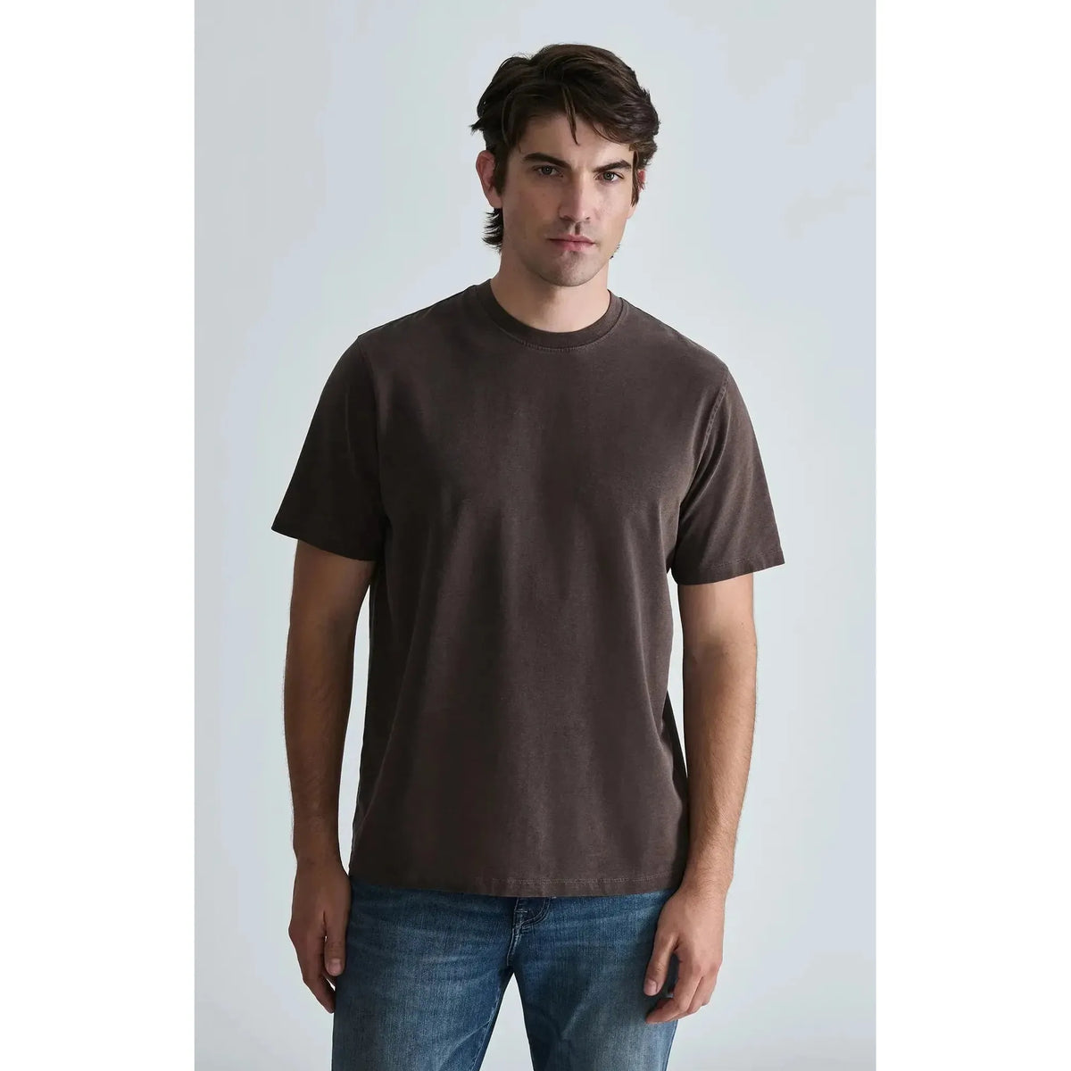 SHORT SLEEVE TEE IN JAVA-MENS T-SHIRTS & POLO'S-MAVI-JB Evans Fashions & Footwear