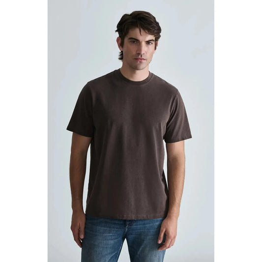 SHORT SLEEVE TEE IN JAVA-MENS T-SHIRTS & POLO'S-MAVI-JB Evans Fashions & Footwear