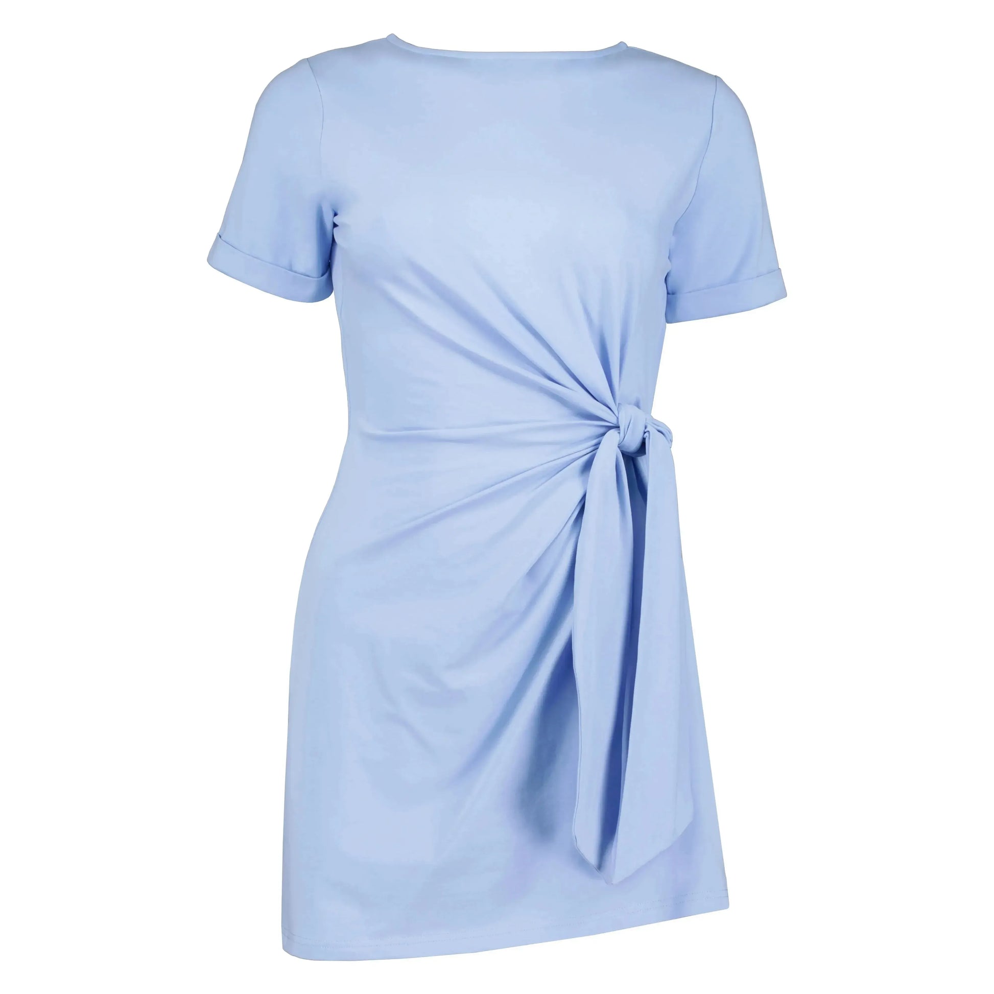 SIDE TIE BEACH DRESS-LADIES DRESSES & JUMPERS-BISHOP & YOUNG-JB Evans Fashions & Footwear