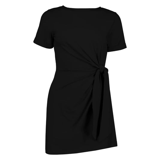 SIDE TIE BEACH DRESS-LADIES DRESSES & JUMPERS-BISHOP & YOUNG-JB Evans Fashions & Footwear