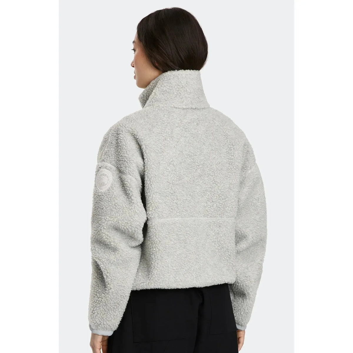 SIMCOE FLEECE JACKET - WD SILVERBIRCH HEATHER-LADIES LIGHTWEIGHT COATS & JACKETS-CANADA GOOSE-JB Evans Fashions & Footwear
