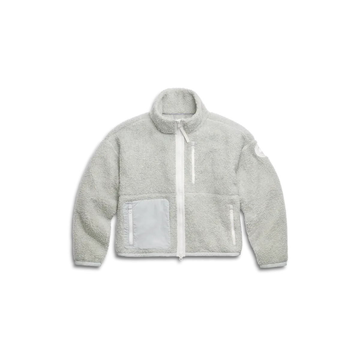 SIMCOE FLEECE JACKET - WD SILVERBIRCH HEATHER-LADIES LIGHTWEIGHT COATS & JACKETS-CANADA GOOSE-JB Evans Fashions & Footwear