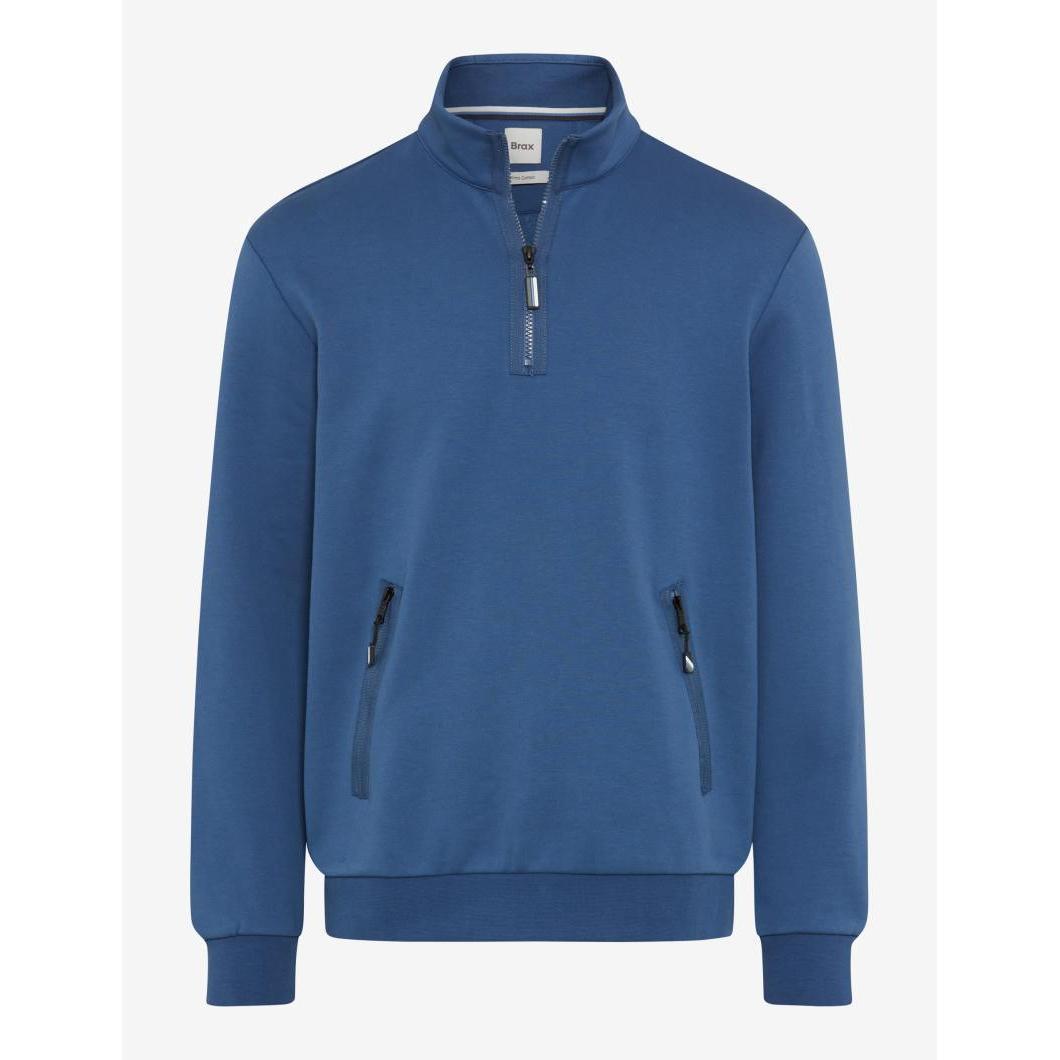 SION 1/4 ZIP-MENS SWEATERS & KNITS-BRAX-JB Evans Fashions & Footwear