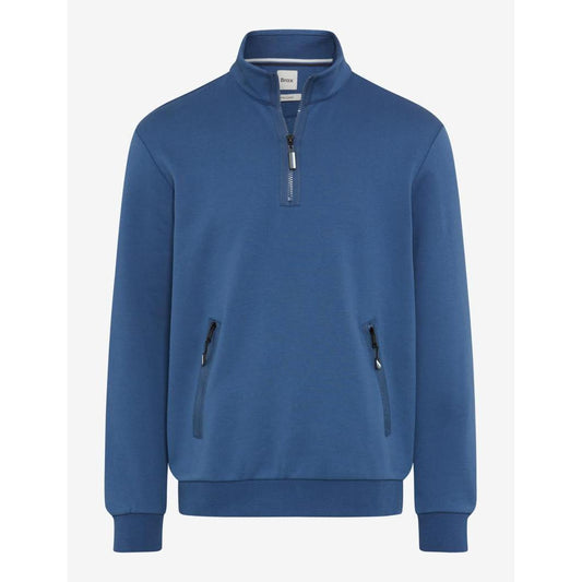 SION 1/4 ZIP-MENS SWEATERS & KNITS-BRAX-JB Evans Fashions & Footwear