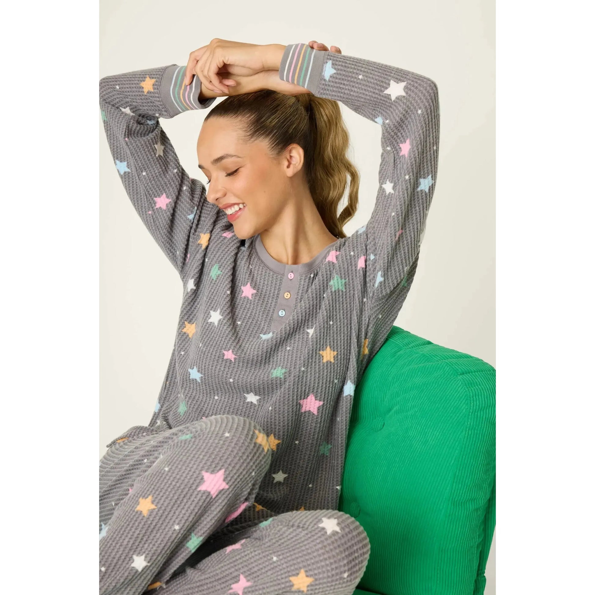 SKI JAMMIE CLASSICS PJ SET-LADIES LOUNGE & SLEEPWEAR-PJ SALVAGE-JB Evans Fashions & Footwear