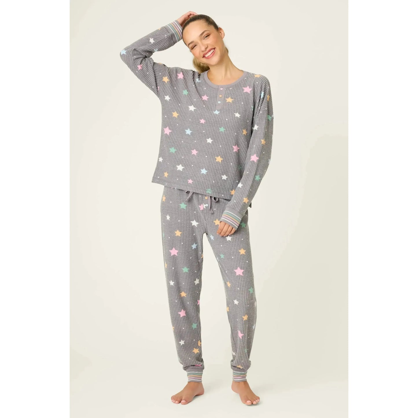 SKI JAMMIE CLASSICS PJ SET-LADIES LOUNGE & SLEEPWEAR-PJ SALVAGE-JB Evans Fashions & Footwear