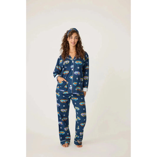 SKI YOU LATER FLANNEL PJ SET-LADIES LOUNGE & SLEEPWEAR-PJ SALVAGE-JB Evans Fashions & Footwear