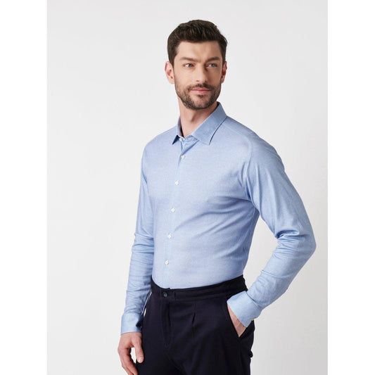 SLIM FIT STRETCH TWILL-MENS SHIRTS-DESOTO-JB Evans Fashions & Footwear