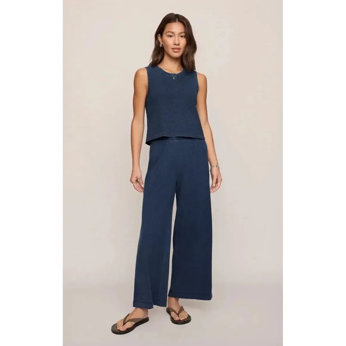 SLOANE JERSEY DENIM MUSCLE TANK-LADIES T-SHIRTS & TANKS-Z SUPPLY-JB Evans Fashions & Footwear