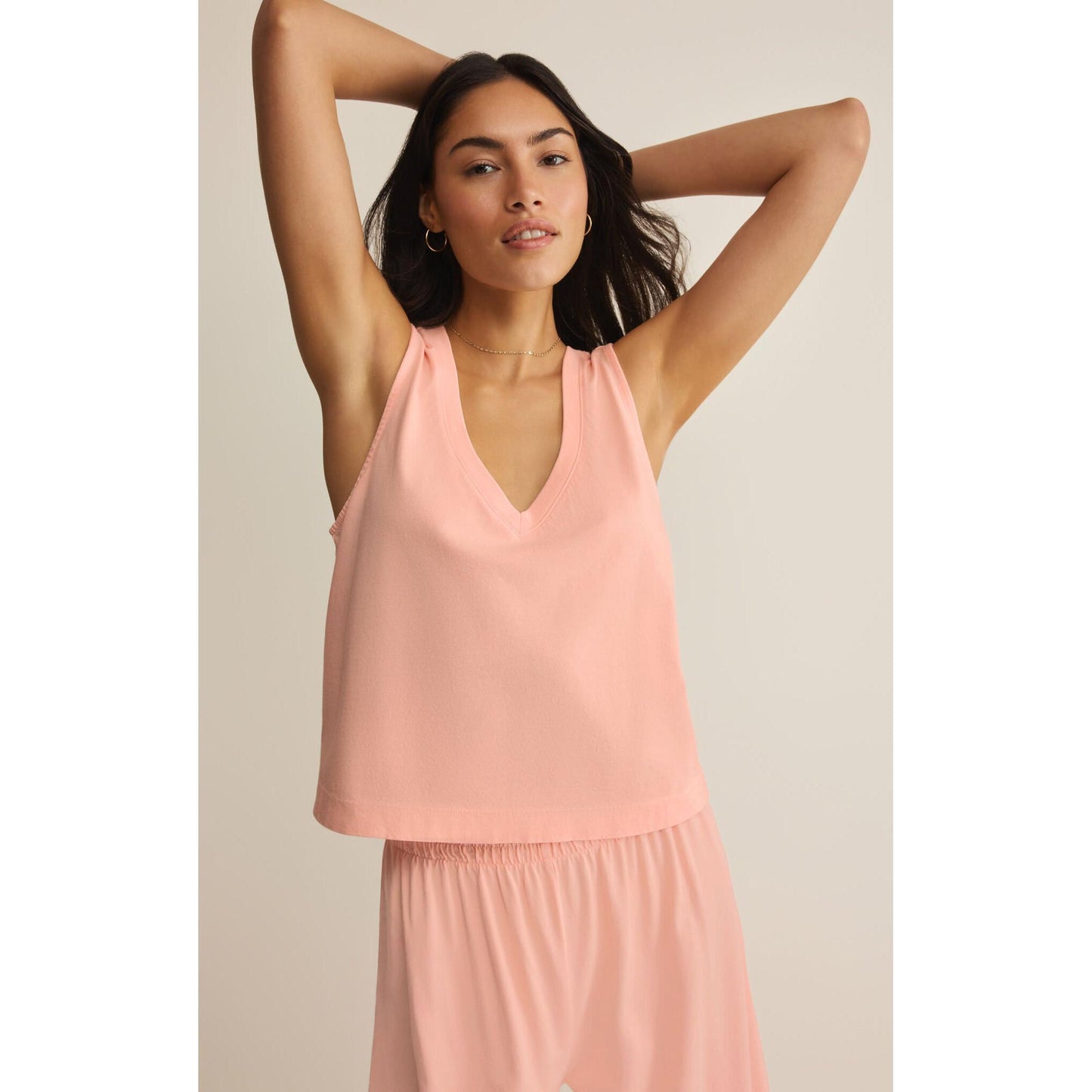 SLOANE V-NECK TOP-LADIES TOPS-Z SUPPLY-JB Evans Fashions & Footwear