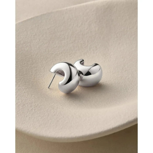 SMALL GEMMA HOOPS-LADIES ACCESSORIES-JENNY BIRD-JB Evans Fashions & Footwear