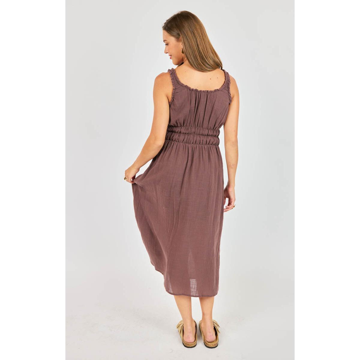 SO CAL MIDI DRESS-LADIES DRESSES & JUMPERS-SADIE & SAGE-JB Evans Fashions & Footwear