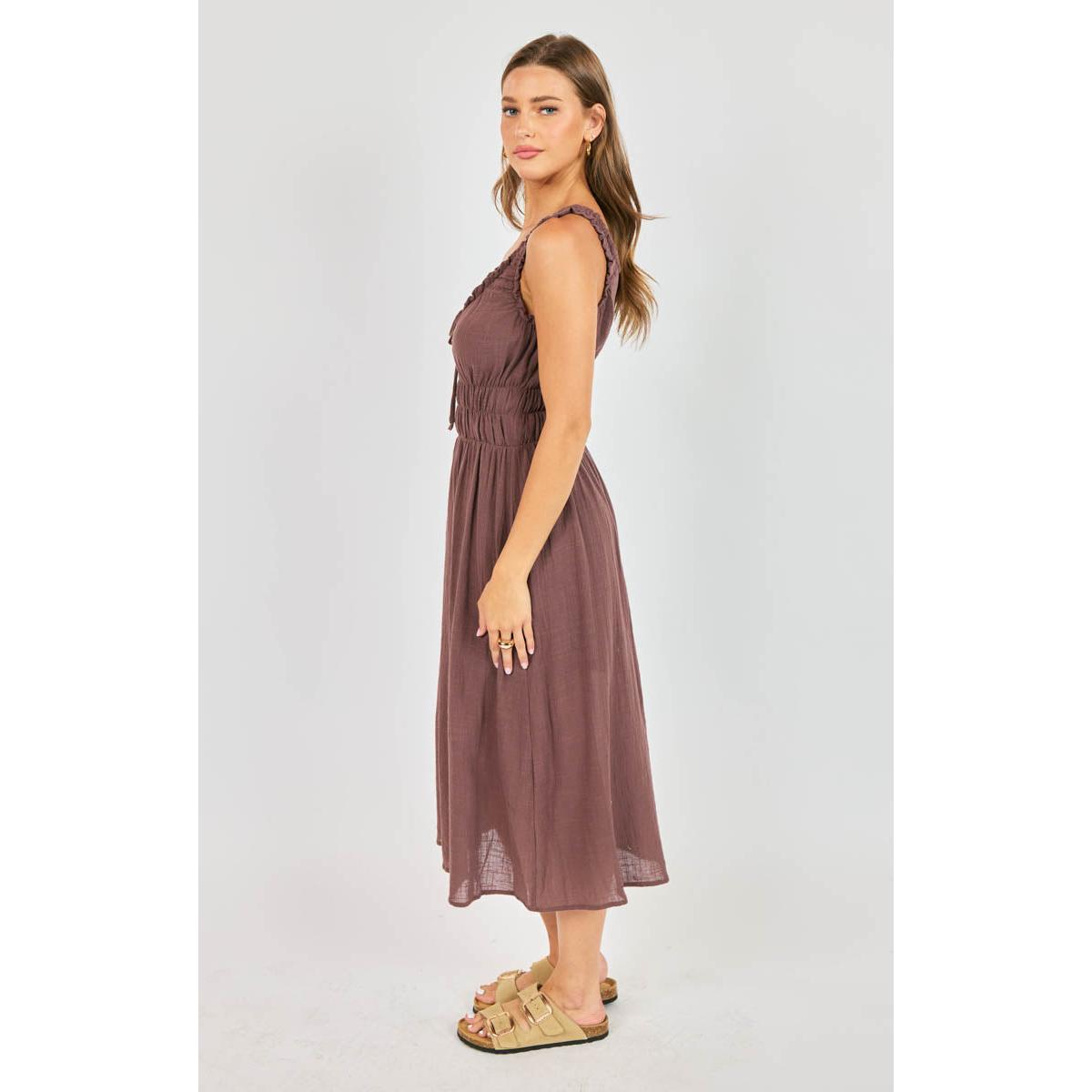 SO CAL MIDI DRESS-LADIES DRESSES & JUMPERS-SADIE & SAGE-JB Evans Fashions & Footwear