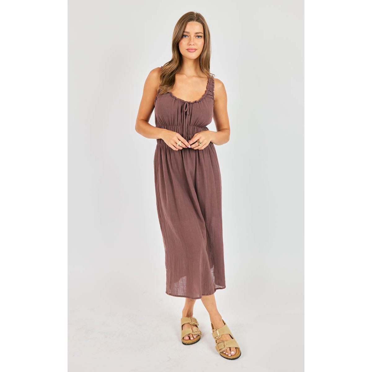 SO CAL MIDI DRESS-LADIES DRESSES & JUMPERS-SADIE & SAGE-JB Evans Fashions & Footwear