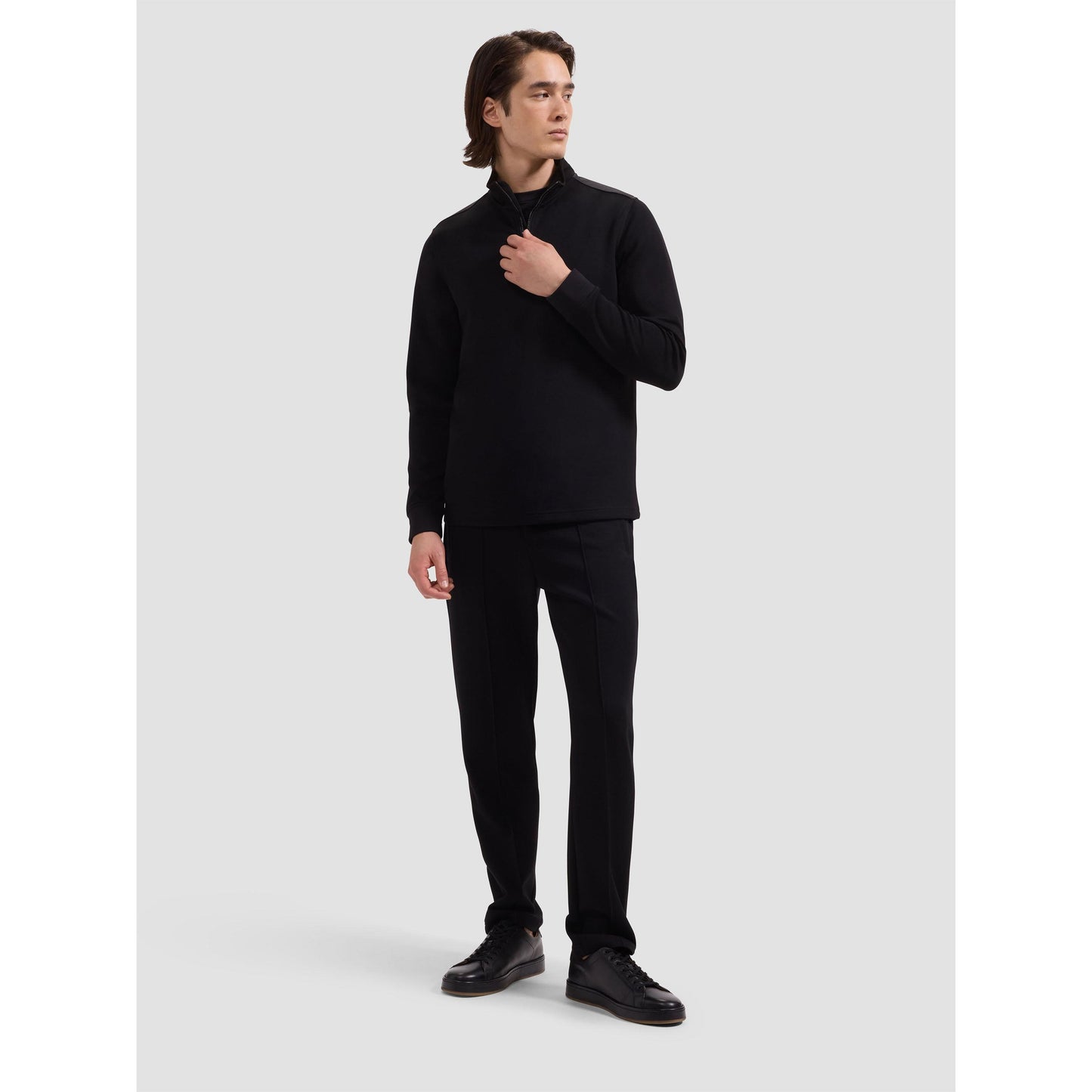 SOFT TOUCH 1/4 ZIP KNIT-MENS SWEATERS & KNITS-BUGATCHI-JB Evans Fashions & Footwear