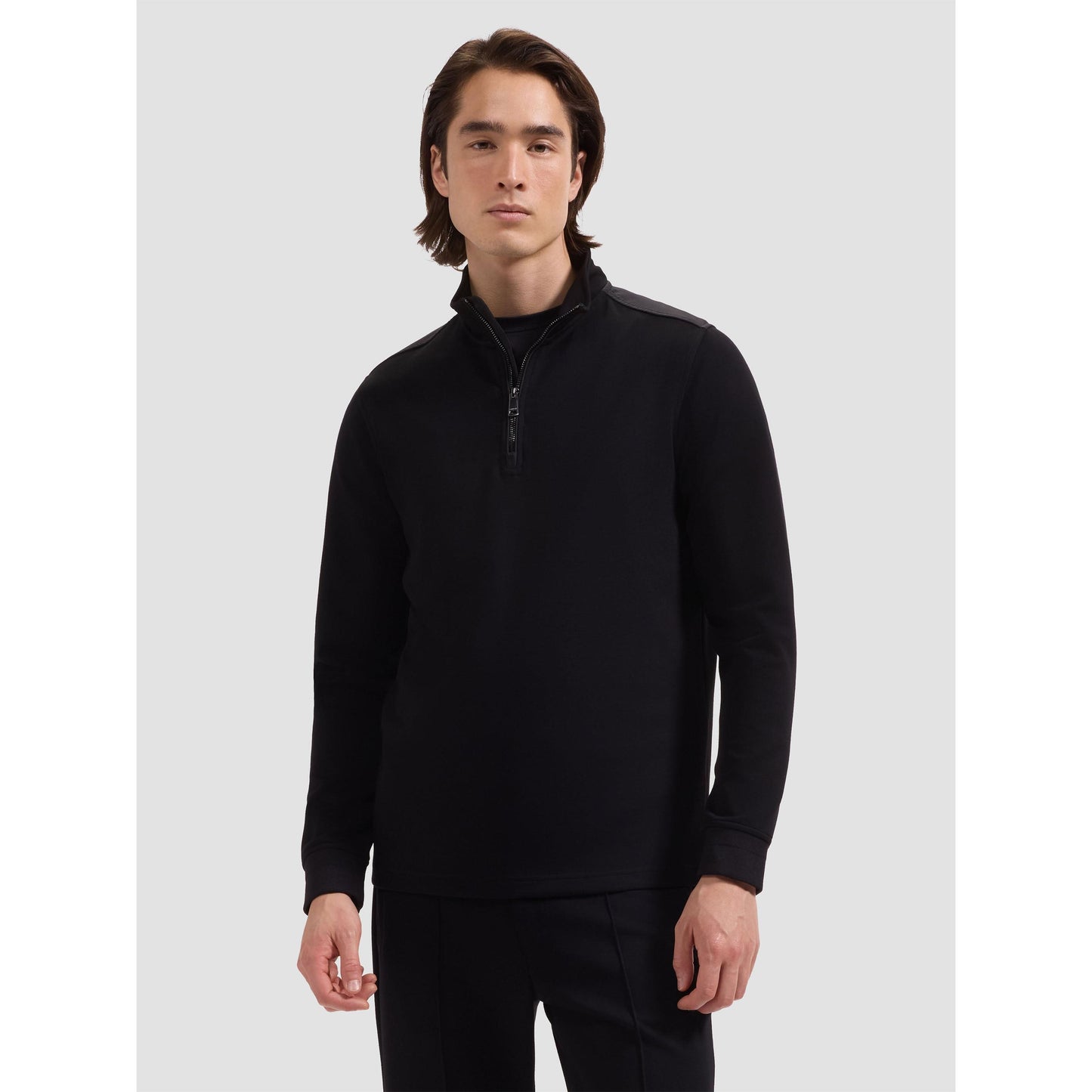 SOFT TOUCH 1/4 ZIP KNIT-MENS SWEATERS & KNITS-BUGATCHI-JB Evans Fashions & Footwear