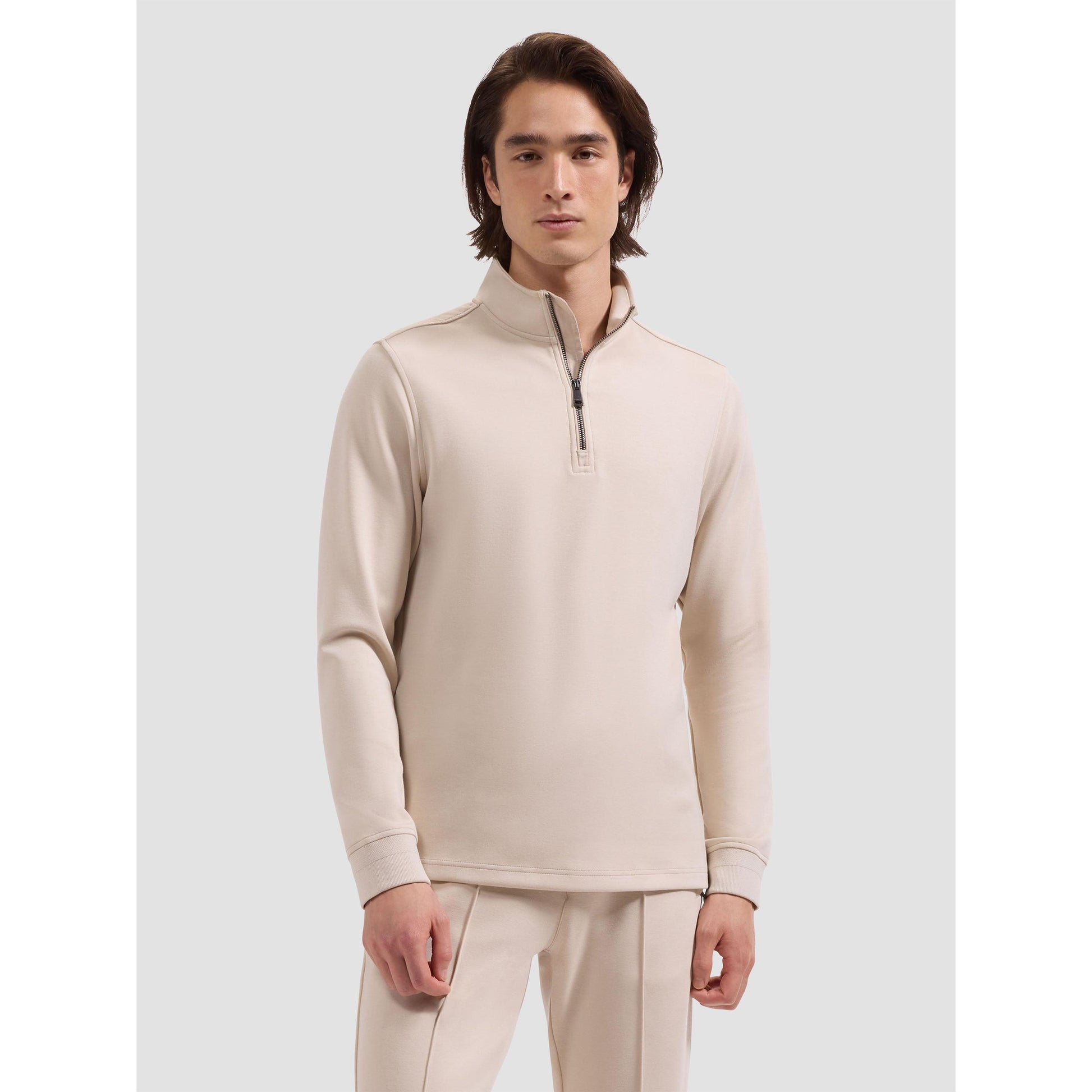 SOFT TOUCH 1/4 ZIP KNIT-MENS SWEATERS & KNITS-BUGATCHI-JB Evans Fashions & Footwear