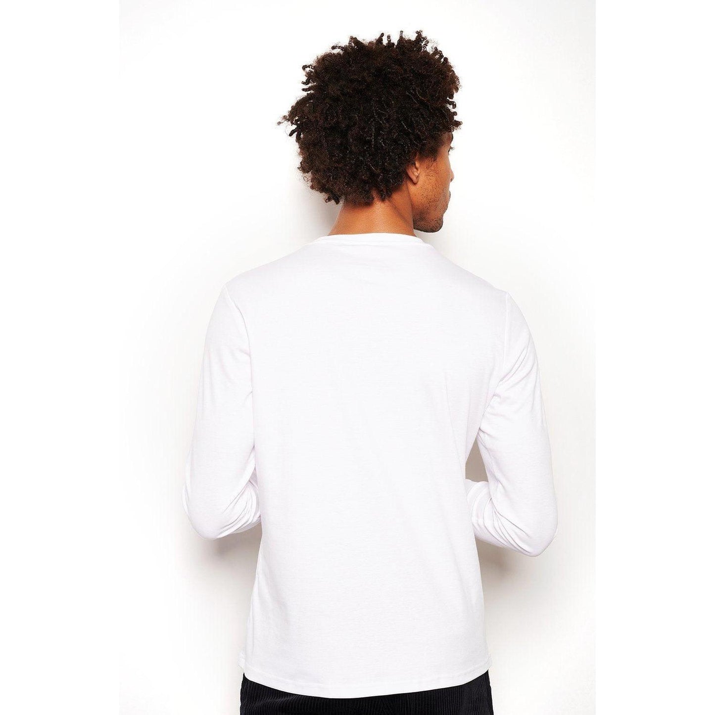 SOLID ROUND NECK L/S T-SHIRT-MENS T-SHIRTS & POLO'S-DESOTO-JB Evans Fashions & Footwear