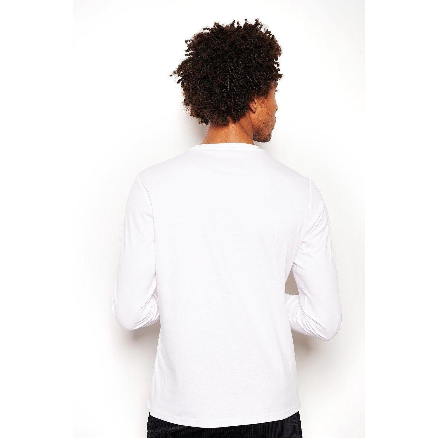 SOLID ROUND NECK L/S T-SHIRT-MENS T-SHIRTS & POLO'S-DESOTO-JB Evans Fashions & Footwear