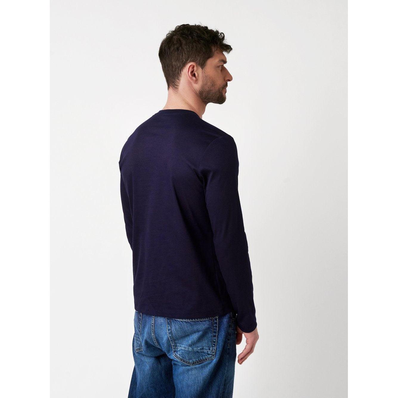 SOLID ROUNDNECK L/S T-SHIRT-MENS T-SHIRTS & POLO'S-DESOTO-JB Evans Fashions & Footwear