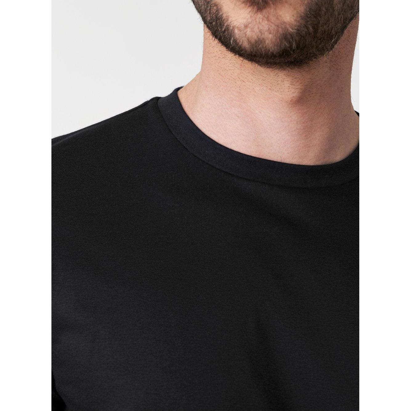 SOLID ROUNDNECK L/S T-SHIRT-MENS T-SHIRTS & POLO'S-DESOTO-JB Evans Fashions & Footwear