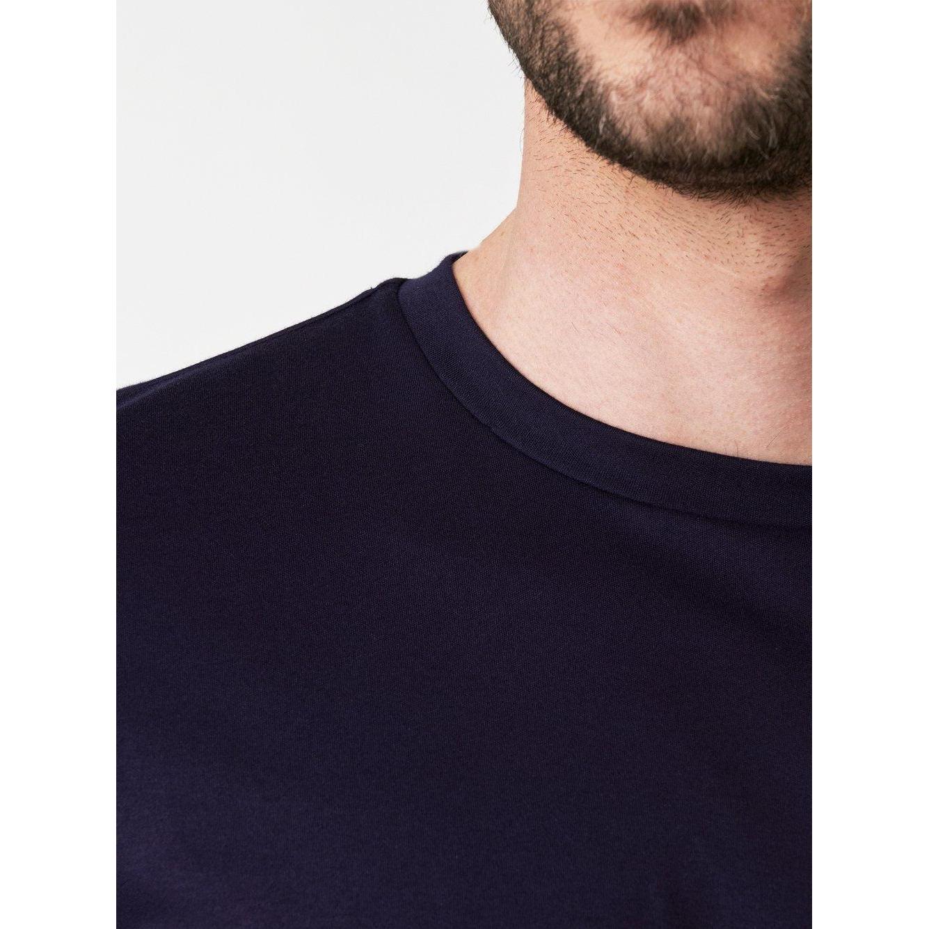 SOLID ROUNDNECK L/S T-SHIRT-MENS T-SHIRTS & POLO'S-DESOTO-JB Evans Fashions & Footwear