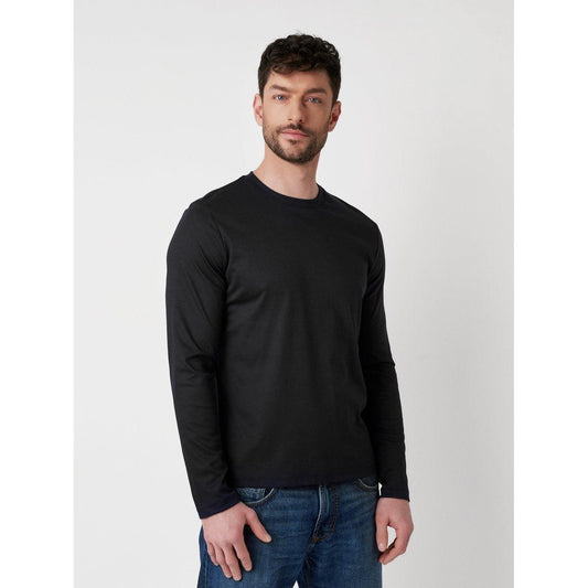 SOLID ROUNDNECK L/S T-SHIRT-MENS T-SHIRTS & POLO'S-DESOTO-JB Evans Fashions & Footwear
