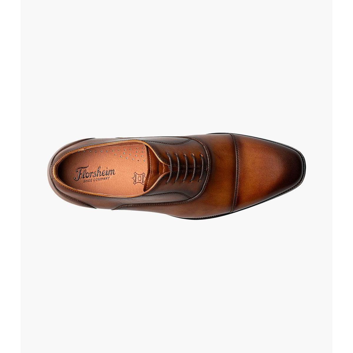SORRENTO LUX CAP TOE-MENS DRESS FOOTWEAR-FLORSHEIM-JB Evans Fashions & Footwear
