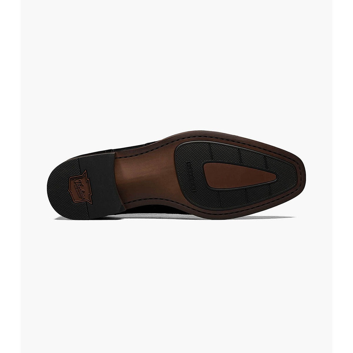 SORRENTO PENNY BLACK-MENS DRESS FOOTWEAR-FLORSHEIM-JB Evans Fashions & Footwear