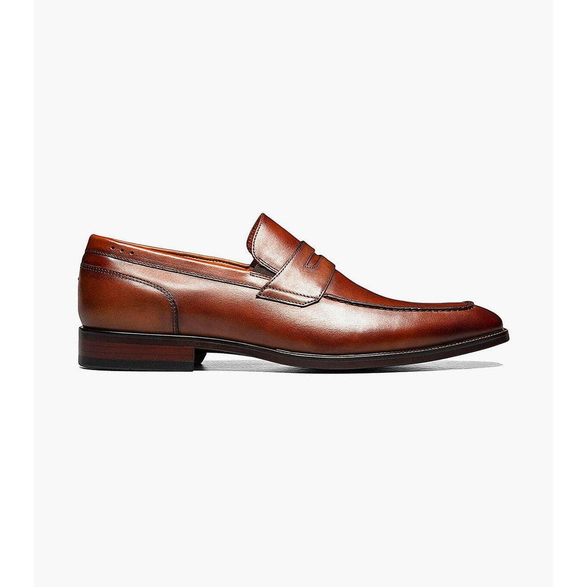 SORRENTO PENNY COGNAC-MENS DRESS FOOTWEAR-FLORSHEIM-JB Evans Fashions & Footwear