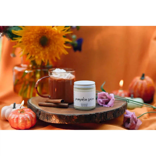 SPICED PUMPKIN-SPICED-HOME-WAXXED CANDLE CO.-JB Evans Fashions & Footwear