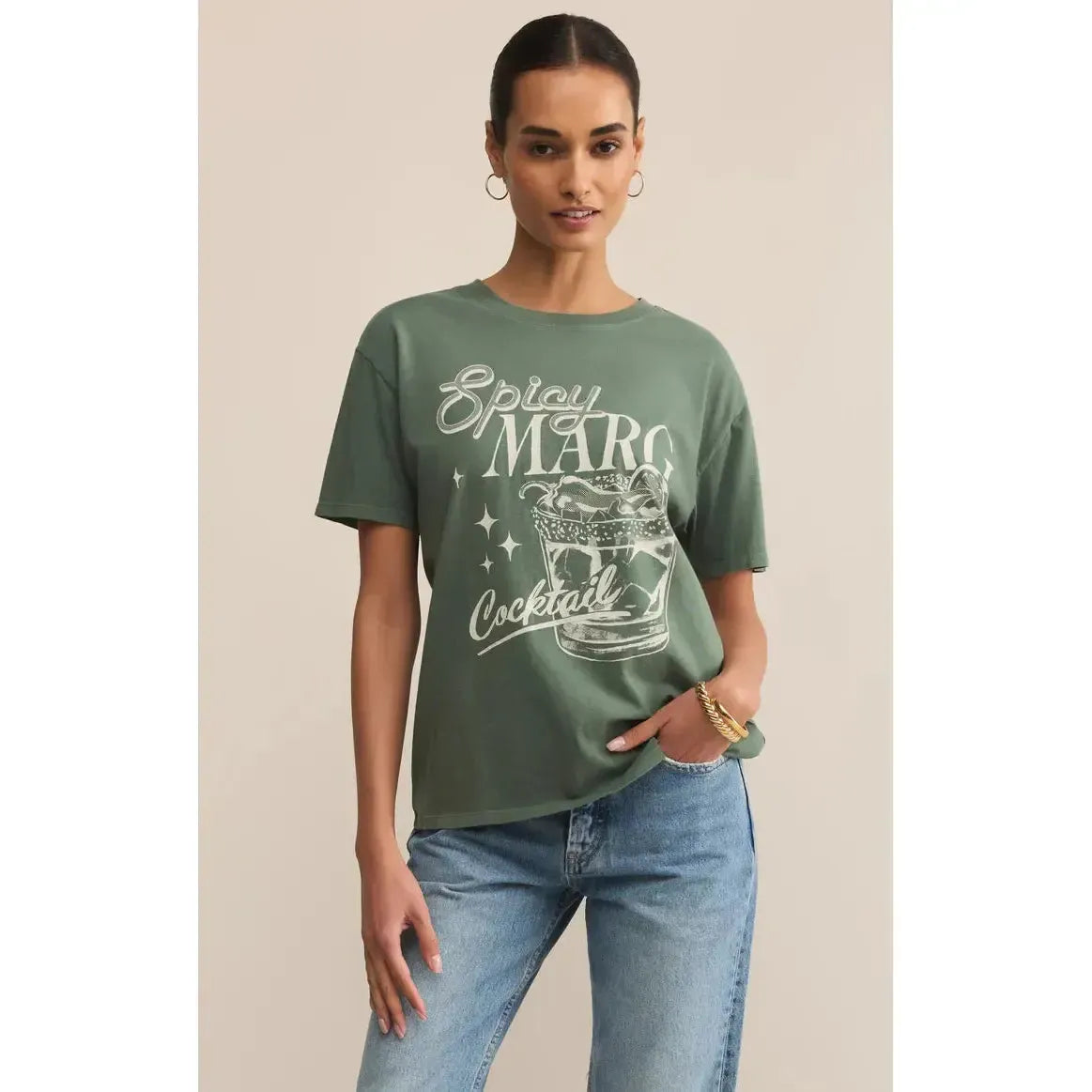 SPICY MARG BOYFRIEND TEE-LADIES T-SHIRTS & TANKS-Z SUPPLY-JB Evans Fashions & Footwear