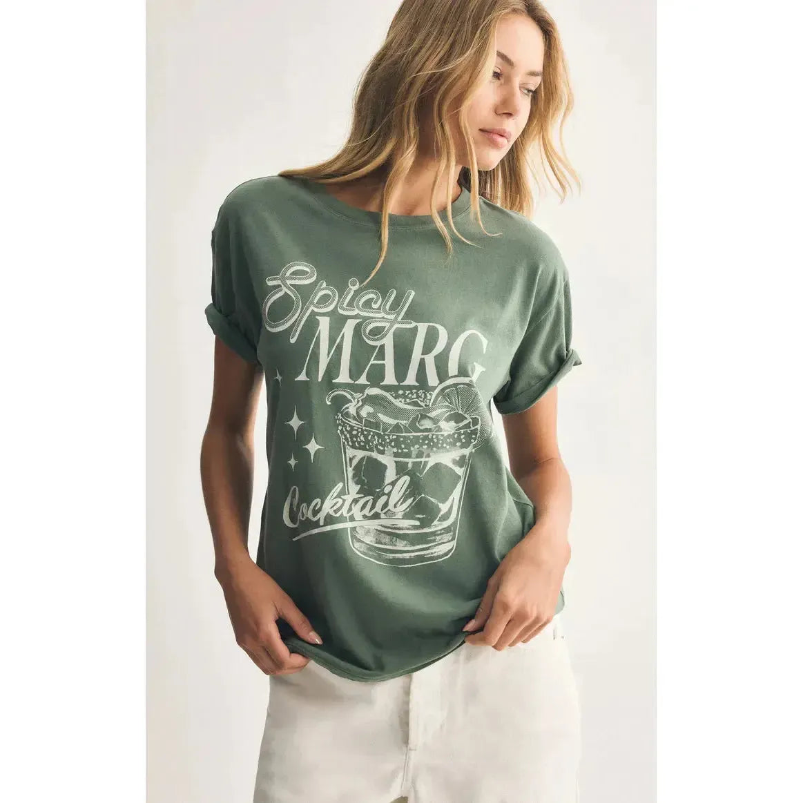 SPICY MARG BOYFRIEND TEE-LADIES T-SHIRTS & TANKS-Z SUPPLY-JB Evans Fashions & Footwear