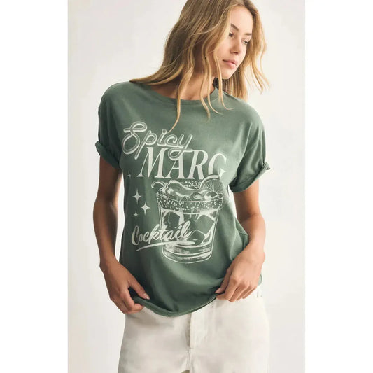 SPICY MARG BOYFRIEND TEE-LADIES T-SHIRTS & TANKS-Z SUPPLY-JB Evans Fashions & Footwear