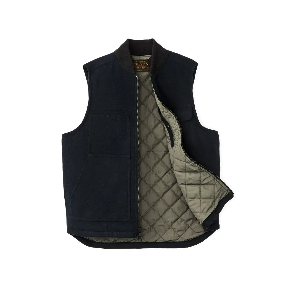 SPOKANE INSULATED WORK VEST-MENS VESTS-FILSON-JB Evans Fashions & Footwear